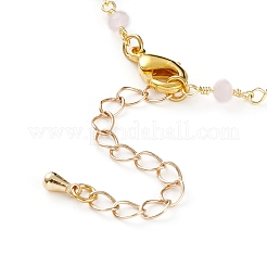 Bracelets de perles de verre à facettes&nbsp;BJEW-JB05853