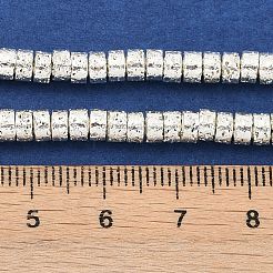 Fili di perline di ematite sintetica non magnetica elettrolitica&nbsp;G-U003-16C