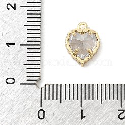 Messing micro pave klar zirkonia charme&nbsp;KK-B130-01G-01