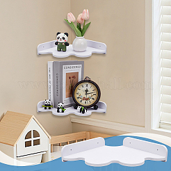 3 juego de soportes de pared de madera de nube&nbsp;ODIS-WH0099-178B