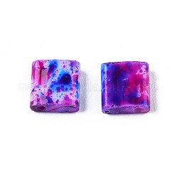 2-trou perles rocailles en verre opaque&nbsp;SEED-N004-001-A02