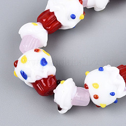 Handgemachte Murano Glas Perlen Stränge&nbsp;LAMP-N028-12