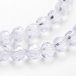 Fili di perline di vetro trasparente&nbsp;X-GLAA-G013-10mm-72