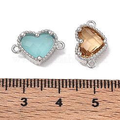Verbindungsanhänger aus Messing und Glas&nbsp;GL-CBAD1D8-03P