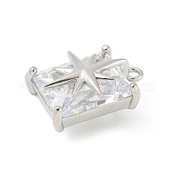 Ottone micro spianare pendenti zirconi&nbsp;LS-KK-M326-21P