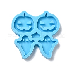Stampi in silicone per ciondoli fai da te zucca jack-o'-lantern e fantasma&nbsp;SIMO-H004-13