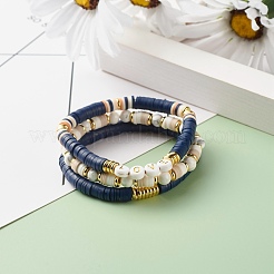 Love Beads Stacking Stretch-Armbänder für Frauen&nbsp;BJEW-JB07162