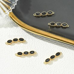 Shegrace Messing-Pavé-Anhänger mit drei ovalen Verbindungsgliedern und dreifachen Zirkonia-Anhängern&nbsp;XGRQ3P540-645G