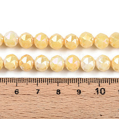 Anlaufschutz-Glasperlenstränge mit galvanischer Beschichtung&nbsp;GLAA-N010-8mm-06