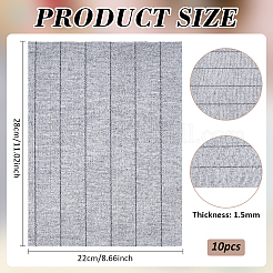 Rechteckiges Einlegesohlengewebe aus Polyester&nbsp;FIND-WH0139-342A