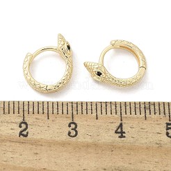 Créoles en laiton avec zircon cubique&nbsp;EJEW-Q014-08G