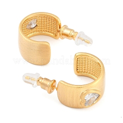 Messing-Ziehbank-Ohrstecker&nbsp;LS-EJEW-L288-008G