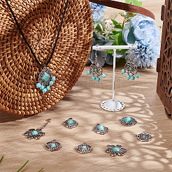 20 pz 5 stili pendenti in lega di stile tibetano&nbsp;FIND-PH0029-25