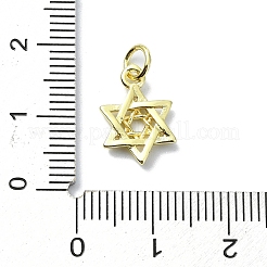 Ciondoli in ottone zirconi chiari micro pavé&nbsp;KK-H475-59G-02