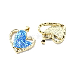 Pendentifs en laiton zircon cubique transparent&nbsp;KK-A221-24G