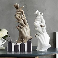 Display Anello acrilico&nbsp;RDIS-WH0001-18