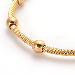 Manschetten-Armreif-Sets aus Edelstahl 304&nbsp;BJEW-L642-09