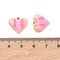 Colgantes de acero inoxidable 304 esmaltados con diseño de béisbol&nbsp;STAS-Q119-09G-02