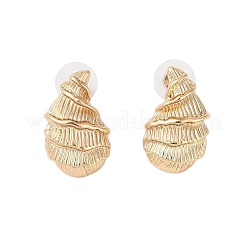 Aretes de aleación de caracol de mar&nbsp;EJEW-A112-03KCG
