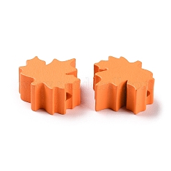Sprühlackierte Naturholzperlen&nbsp;WOOD-R272-01
