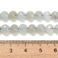 Natürliche Aquamarin Perlen Stränge&nbsp;G-L642-F05-6mm