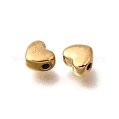 Cuentas espaciadoras de acero inoxidable 304 para el día de San Valentín&nbsp;STAS-L315-075G-05