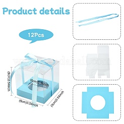 Boîte carrée pour animaux et boulangerie en papier&nbsp;CON-FZC0002-004D