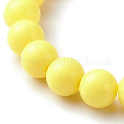 Stretch-Armband aus blickdichten Acrylperlen für Kinder&nbsp;BJEW-JB06587