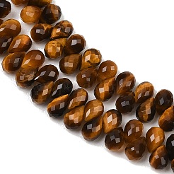 Fili di perline di occhio di tigre naturale&nbsp;GG-CBAB63F-A02