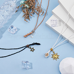 9 set di 3 collane in cordino di poliestere cerato&nbsp;NJEW-HS00001