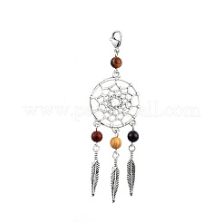Tibetischer stil Aluminium Anhänger & Charms&nbsp;X-HJEW-JM00392