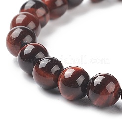 5 pièces 5 style naturel mélangé pierres précieuses rondes perlées bracelets extensibles ensemble pour hommes femmes&nbsp;BJEW-JB08871