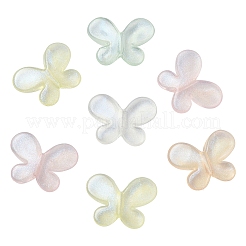 100pcs 5 Farben transparente Harzperlen&nbsp;RESI-YW0004-46