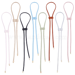 8 Stück 8 Farben PU-Leder Kordelzug für Bucket Bag&nbsp;DIY-CL0001-44