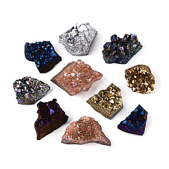 8~12 Stück galvanisierte natürliche Amethyst-Geode Füllhorn Mineralienprobe&nbsp;G-N360-03A