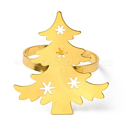 Weihnachtsserviettenringe aus Eisen und Legierung&nbsp;XMAS-K001-02A