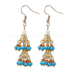 2 paio 2 colori orecchini pendenti in acciaio inossidabile 304&nbsp;EJEW-MZ00130