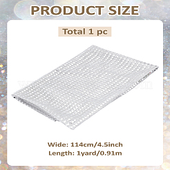 1 Yard Polyester mit Haustier-Paillettenstoff&nbsp;DIY-LP0002-26A