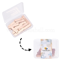 Connettori per maglie in ottone&nbsp;KK-PH0039-76RG