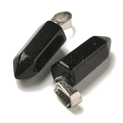 Natürlichen Obsidian Anhänger&nbsp;G-Z067-07P-10