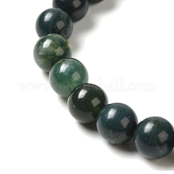 Bracelets extensibles en perles d'agate naturelles&nbsp;B072-5
