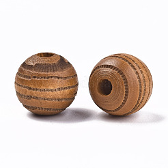Perle di legno naturale verniciate&nbsp;WOOD-T021-54B-09