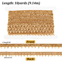 Ruban de dentelle en polyester scintillant de 10 mètre&nbsp;OCOR-PH0002-31