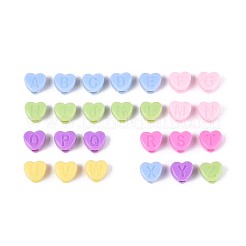 650-700g 6 Farben undurchsichtige Acrylperlen&nbsp;OACR-T029-81M