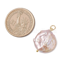 Natürliche Barockperle Keshi Perle Anhänger&nbsp;X-PALLOY-JF04629-01