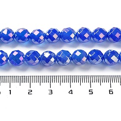 Galvanisierte natürliche weiße Jadekornstränge&nbsp;G-Z038-A01-02AB