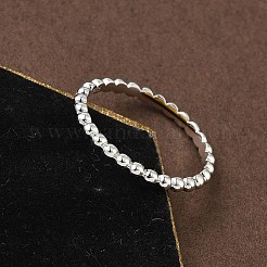 925 bague simple en argent sterling&nbsp;RJEW-P164-01C-P