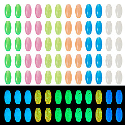 500 Stück leuchtende transparente Acrylperlen&nbsp;MACR-TA0002-57A
