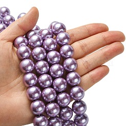 Brins de perles de verre écologiques&nbsp;HY-A008-14mm-RB056