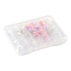 12 Stück 6 Farben Glas Strass Cabochons&nbsp;RGLA-FS0001-21